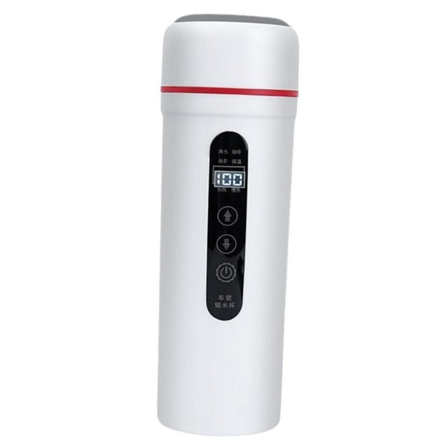 Hervidor de agua eléctrico para coche, de 0,4 l, universal, de calentamiento rápido, alimentado por , portátil, ligero, para hombre de negocios