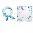 thumbnail image 3 of Ensemble de Foulards Carrés Floraux Lisses Mode Foulard pour Femmes, 3 of 10