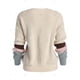 thumbnail image 3 of Más el tamaño de inclinación del remiendo del collar suéter de punto Rosegal Blusas Tallas Grandes, 3 of 5