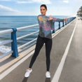 thumbnail image 6 of FORMRS Womens Long Sleeve Shirts UPF 50+ Sun Protection Quick Dry Fishing Hiking Tops, Size S-2XL, Psychedelic Jellyfish, 6 of 8