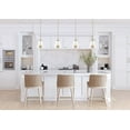 thumbnail image 3 of Crystorama Voss 3 Light Luxe Gold Mini Chandelier - 11"W x 14.75"H x 11"D, 3 of 8