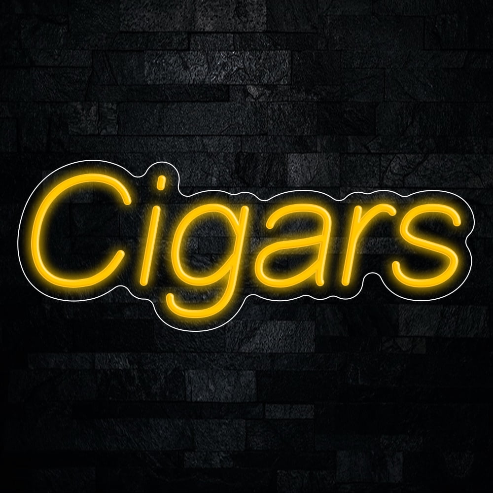 Cigars Neon LED Sign 24"L x 9"H #33019