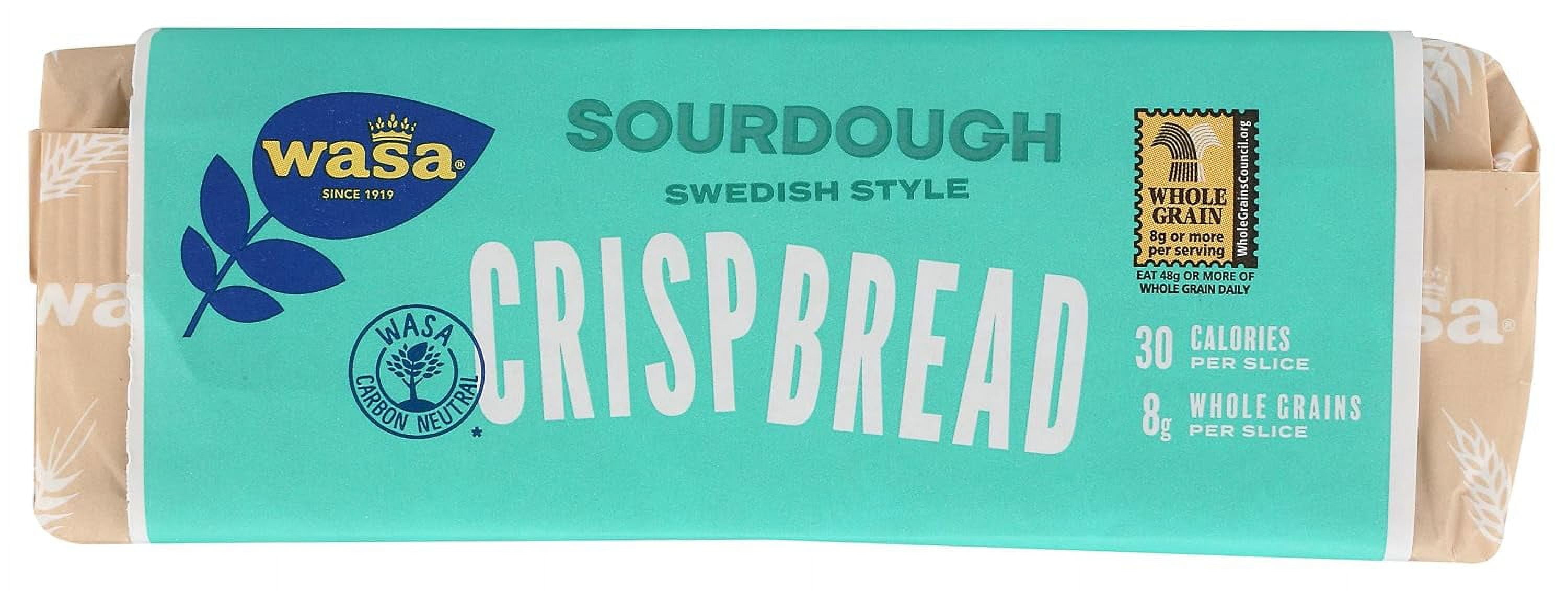 Wasa Crispbread Sourdough -- 8.8 oz Pack of 2