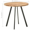 thumbnail image 2 of vidaXL Dining Table 80 cm Solid Acacia Wood, 2 of 3