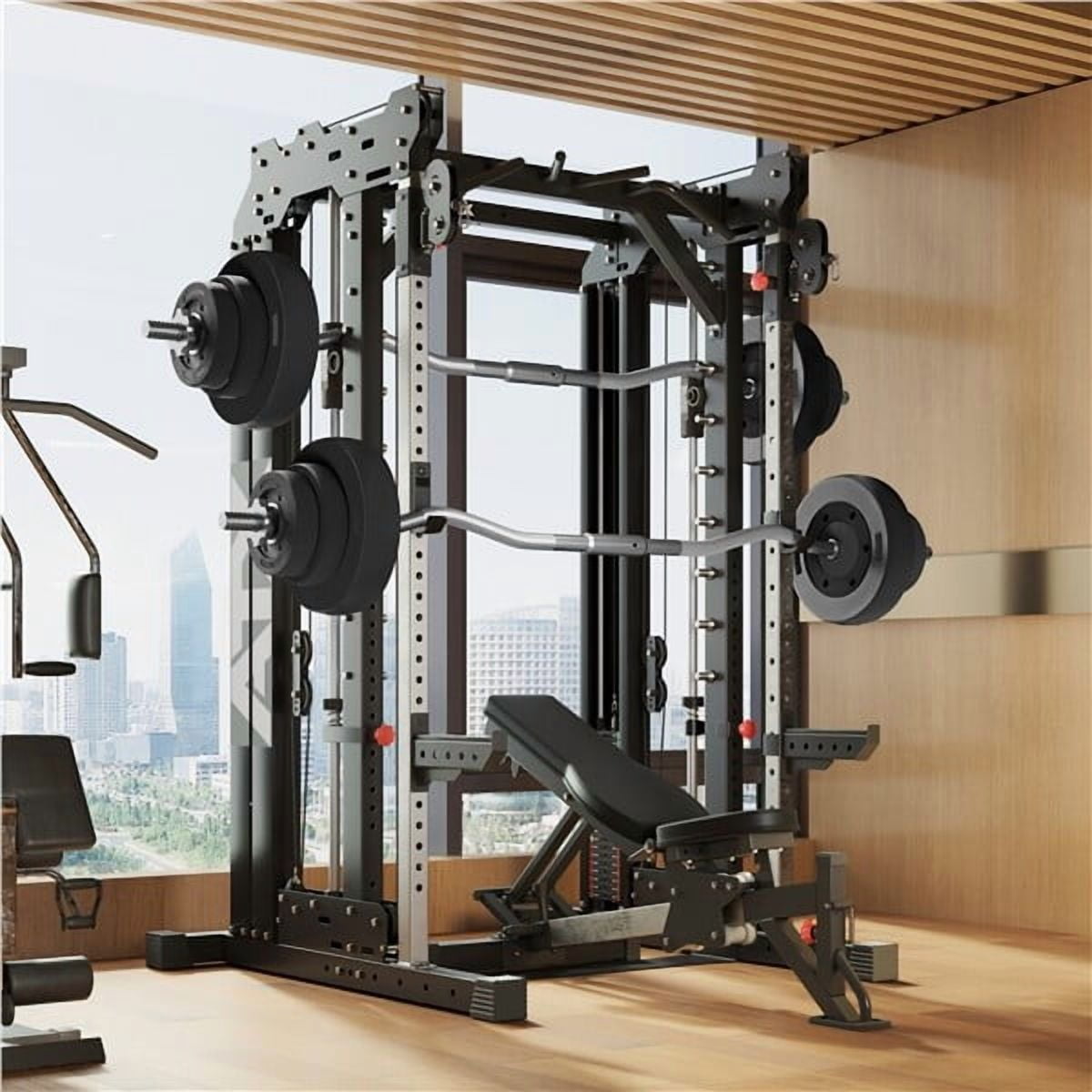LINJH 44lbs Weights Barbell Weight Set Olympic Curl Bar with Weights for Home Gym