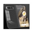 thumbnail image 7 of Nalacover Case for Google Pixel Fold Carbon Fiber Texture Tempered Glass Cover, Slim Thin Fit Soft Silicone Rugged Back Shockproof Anti-Scratches Anti-Fingerprints Case for Google Pixel Fold,Black, 7 of 7