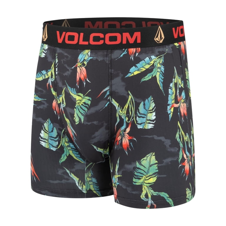 Volcom Confezione Da 5 Boxer Uomo Performance In Poliestere Spandex - Traspiranti, Asciugatura Rapida E Controllo Odori - Taglie S-XXL - 3
