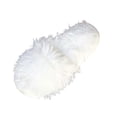 thumbnail image 2 of Fnooota Womens Slide Slippers, Non Slip Open Toe Indoor Comfort Fuzzy Slippers Bedroom Shoes White Size 7.5-7.5, 2 of 7