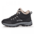 thumbnail image 3 of Men's Snow Boots Water-Resistant Hiking Boots for Men Non-slip Winter Outdoor Warm Comfort Camping Backpacking Shoes, 3 of 6