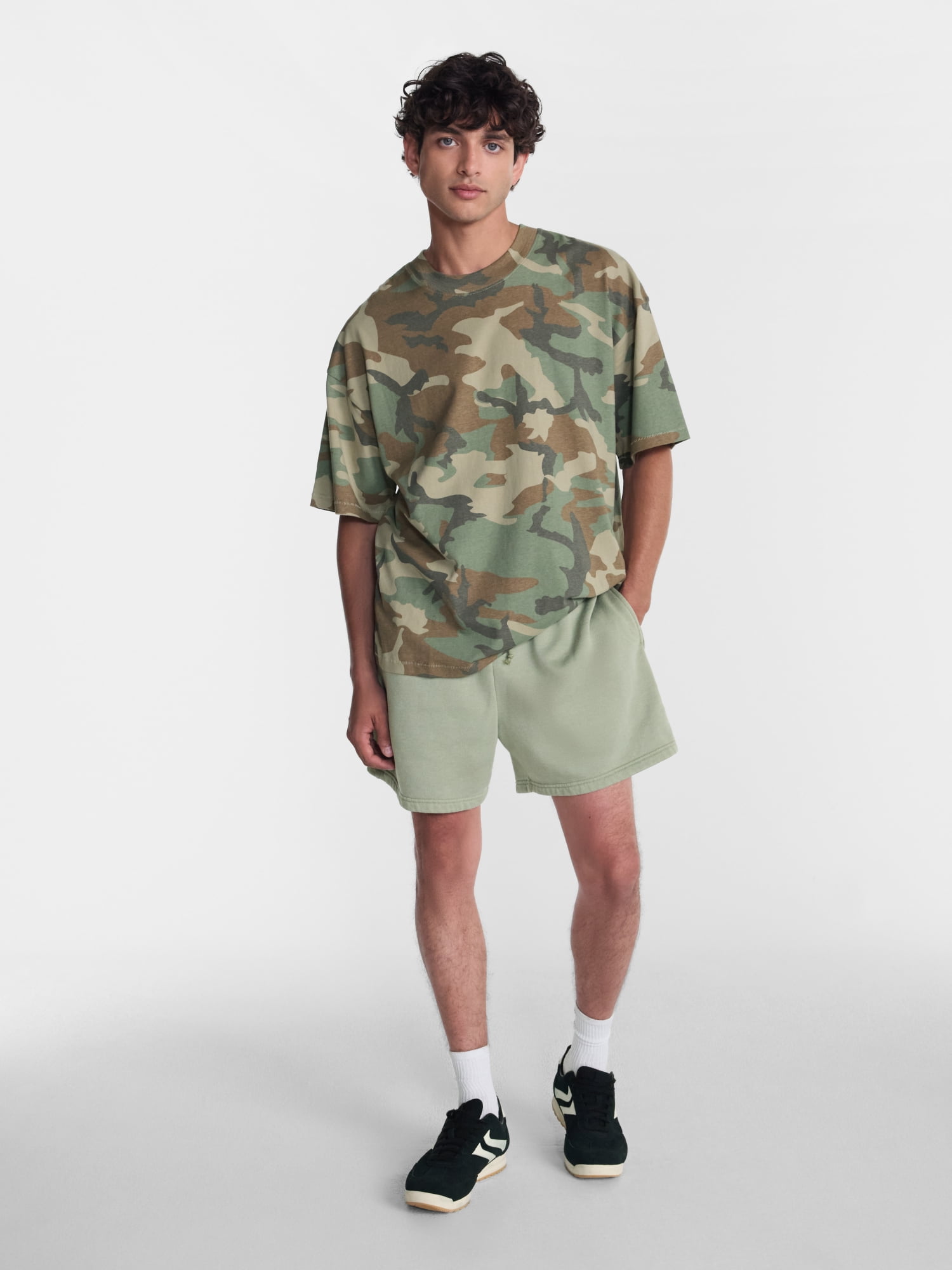 No Boundaries Fleece Jogger Shorts, 6" Inseam, Men's Sizes XS-5XB