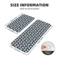thumbnail image 2 of Xecao Popcorn With Glasses Patten Kitchen Rugs and Mats Sets,2 Pieces Non-Slip Washable Rugs, Kitchen Mat for Floor,Suit for Kitchen Decor and Accessories, 2 of 6