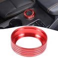 thumbnail image 5 of Coconut Ok Red Alloy Console Drive Mode Knob Trim Cover for ford T9 2023-2024, 5 of 9