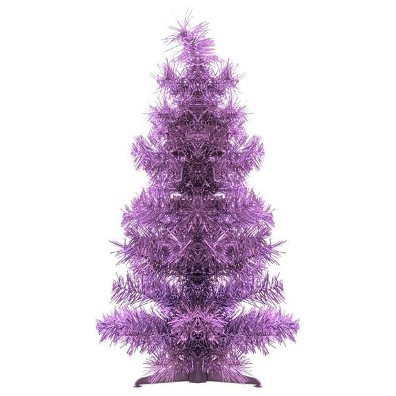 Tinsel 2 ft PVC Christmas Tree, 2'