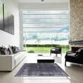 thumbnail image 7 of Ahgly Company Machine Washable Indoor Rectangle Industrial Modern Plum Purple Area Rugs, 3' x 5', 7 of 7