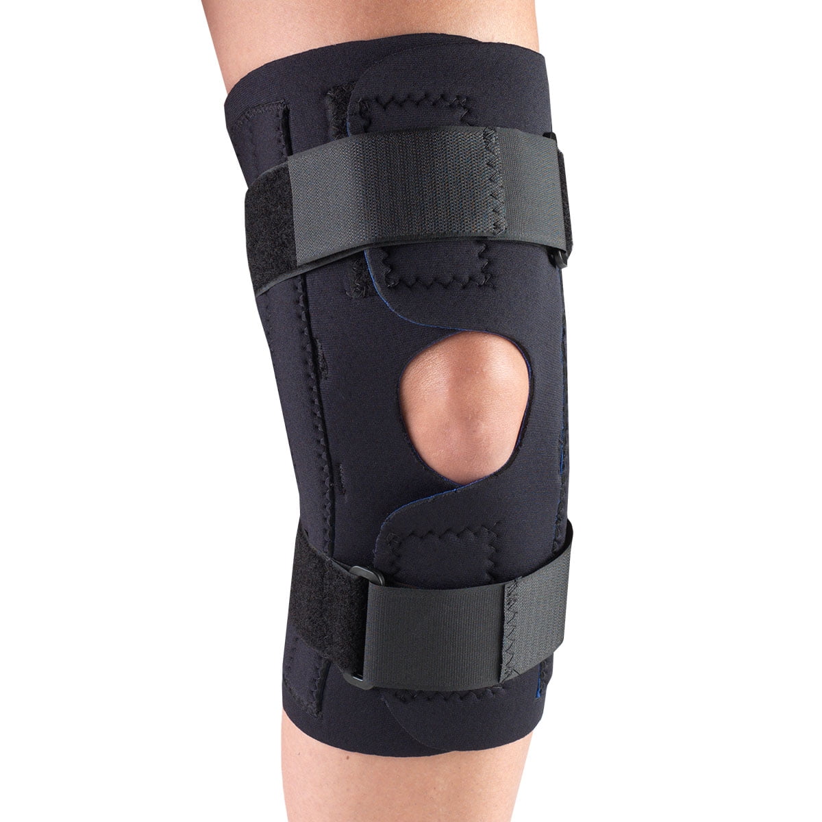 OTC Neoprene Knee Stabilizer Wrap - Spiral Stays, Black, 5X-Large