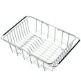 thumbnail image 4 of kaileyouxiangongsi Adjustable Over Sink Dish Drying Rack Stainless Steel Dish Drainer, On Counter or In Sink Dish Rack, Deep and Large- Rustproof, 4 of 10