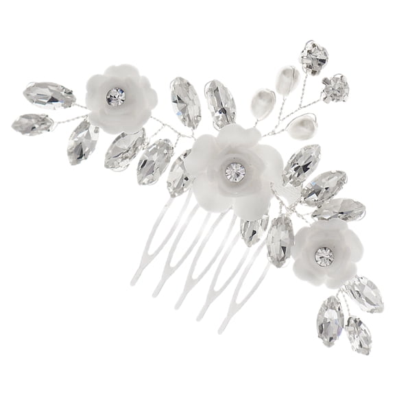 GAXIRE flower wedding hair comb Hair Comb Delicate Design Women Special Occasions 1Pcs