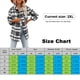 thumbnail image 2 of Chamarras a cuadros informales para mujer, camisa de bolsillo con botones de franela cepillada Adepaton  BST2001269-5, 2 of 5