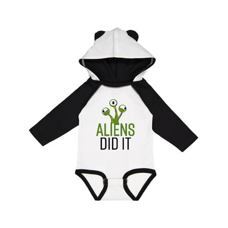 

Inktastic Aliens DId It Gift Baby Boy or Baby Girl Long Sleeve Bodysuit