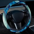 thumbnail image 2 of Shark 14.5 Inch Printing PVC Leather Car Wheel Cover Steering Wheel Covers Auto Accessories, 2 of 6