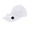 thumbnail image 2 of Deeceymbur Baseball Hat with Fan for Mens and Womens Visor Solar Powered Fan Hats Summer UV Protection for Beach Travel Camping Sports, 2 of 2