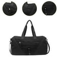 thumbnail image 6 of Sharprepublic Gym Bag with Shoe Compartment Portable Fitness Bag for Workout Black, 6 of 8