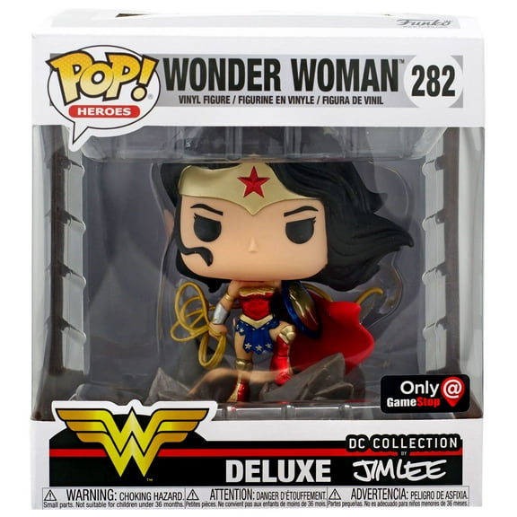 DC Funko POP! Heroes Wonder Woman Deluxe Vinyl Figure