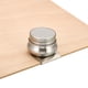 thumbnail image 5 of Uxcell 2" x 1.8" Tazas de paleta Contenedor de pintura con tapa y clip de acero inoxidable, plata 2 paquetes, 5 of 5