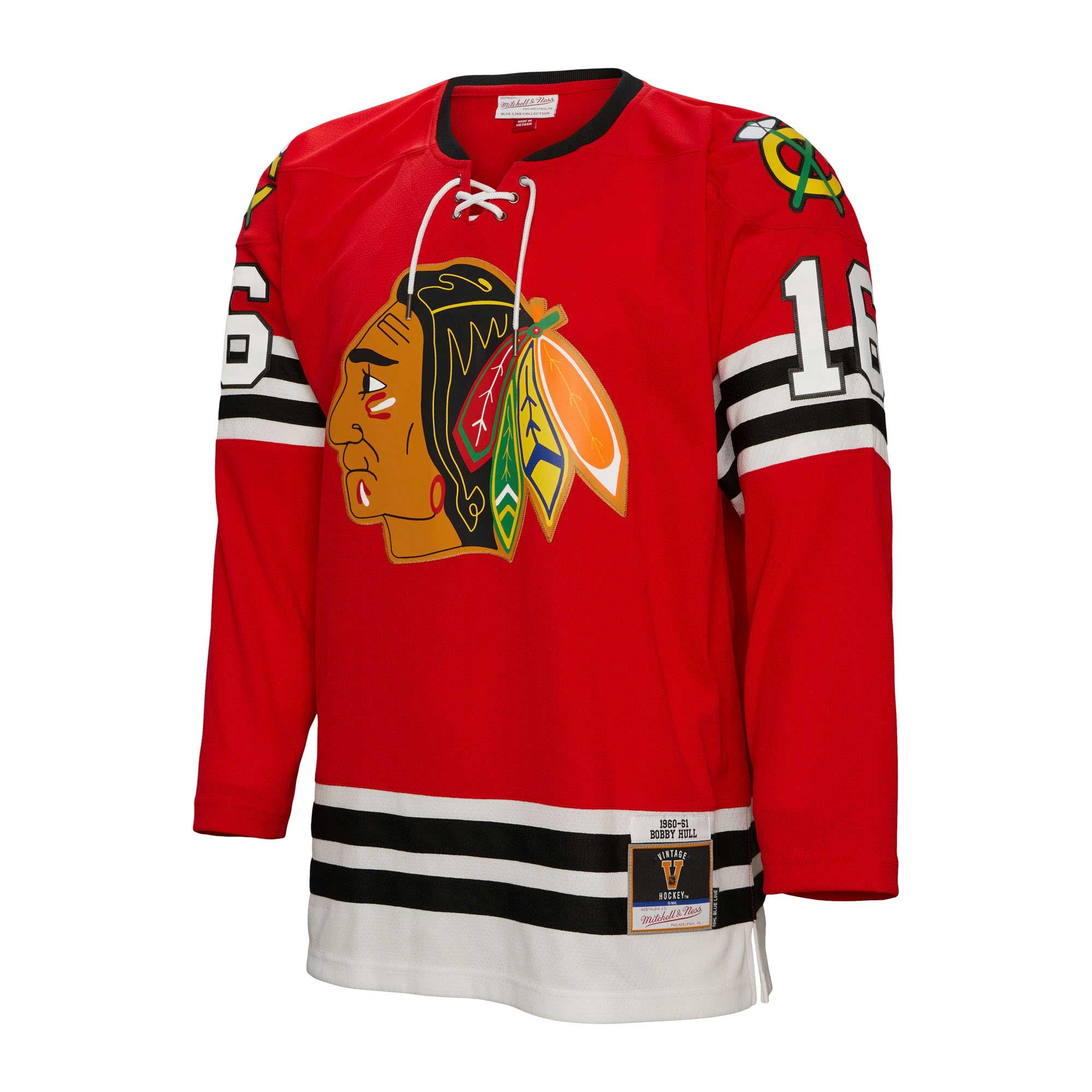 Mitchell & Ness Blue Line Bobby Hull Chicago Blackhawks 1960 Jersey