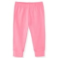 thumbnail image 5 of Garanimals Newborn & Baby Girl Cotton Joggers, Solids & Prints, 4-Pack, Sizes 0 - 24M, 5 of 10