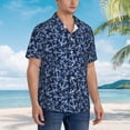 thumbnail image 5 of Daiia Anchors Ship Hawaiian Shirt for Men Gentle Cotton Regular Short Sleeve Casual-XX-Large, 5 of 9