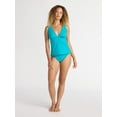 thumbnail image 3 of Time and Tru Women's and Women’s Plus V Neck Tankini Top, Sizes XS-2X, 3 of 6