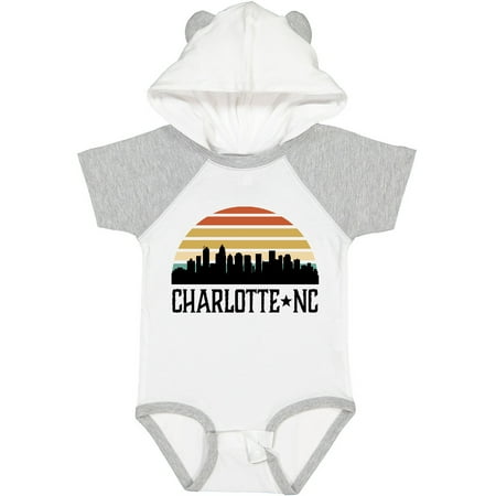

Inktastic Charlotte North Carolina Skyline Boys or Girls Baby Bodysuit