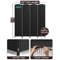 thumbnail image 7 of Sorbus 4 Panel Room Divider Tall Privacy Partition Screen Extra Wide Double Hinged Mesh Hand-Woven Folding Wall Divider - 6ft, 7 of 7