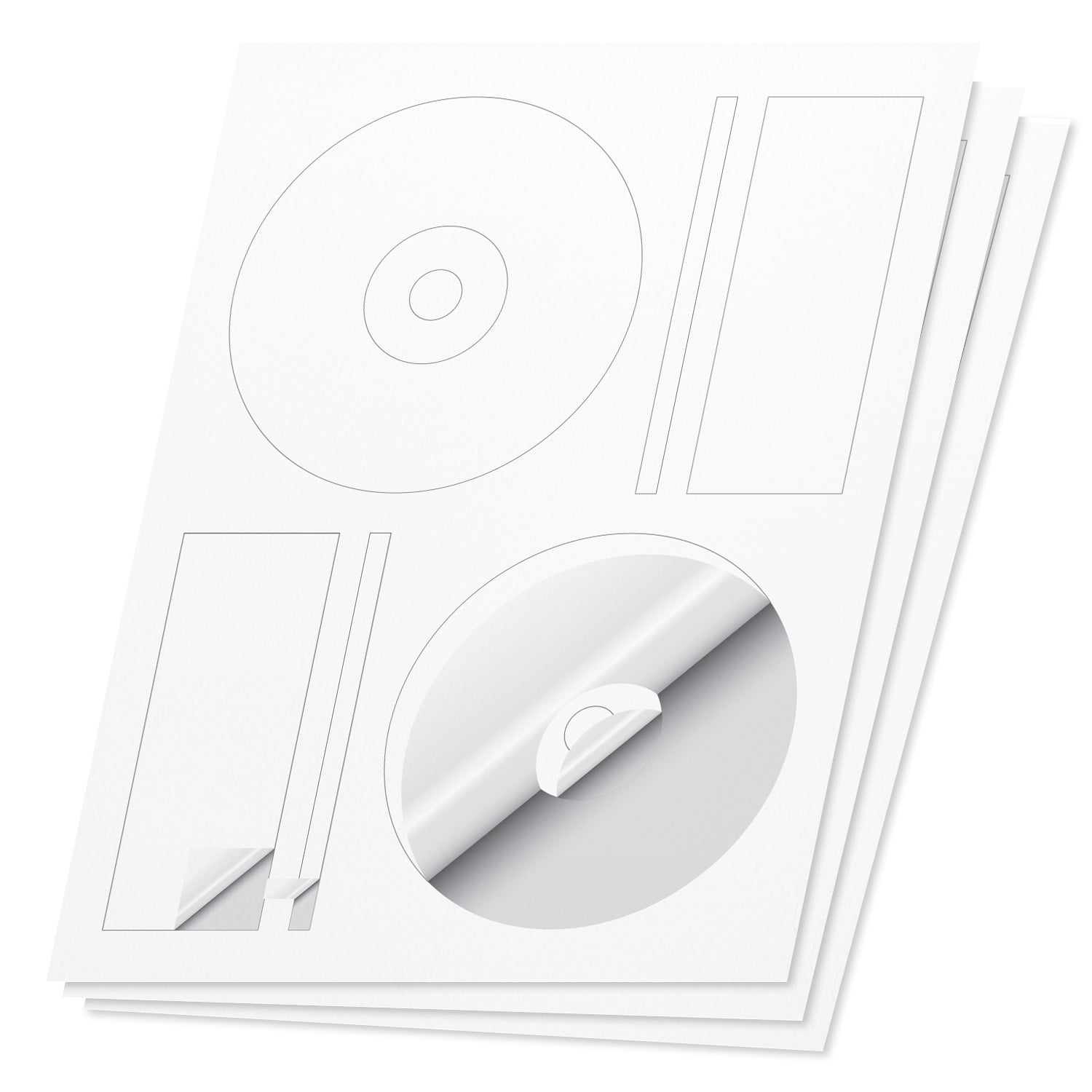32020412 mem-32020412 Memorex 3202-0412 White Matte Cd/dvd Label Refills for sale online 