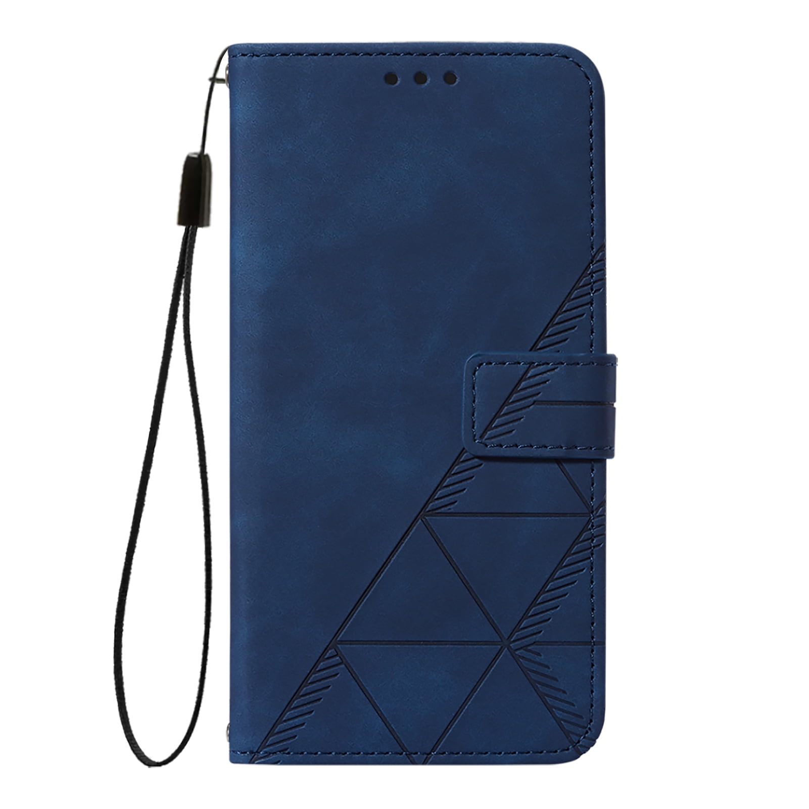 Case for TCL Nxtpaper 70 Pro Wallet PU Leather Case with Card Slots Kickstand Shockproof Magnetic Flip Phone Cover, Blue