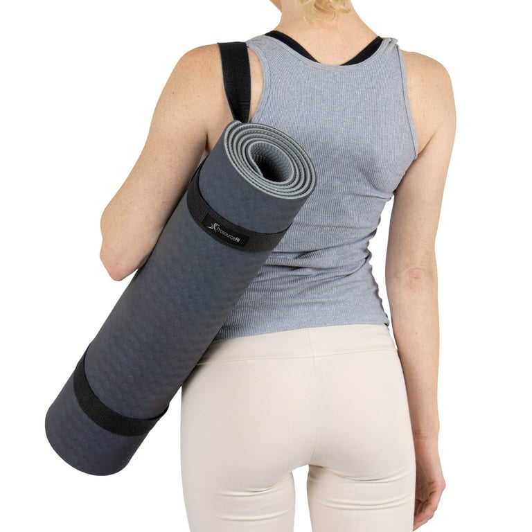 ProsourceFit Yoga Mat Carrying Sling w/ Easy Adjustable Cinch Strap