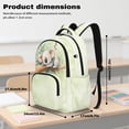 thumbnail image 7 of SEANATIVE Students Backpack for School Travel Laptop Backpack 17 Inch Lightweight Casual Daypack Schoolbag for Elementary Middle High School, Koala Print Green, 7 of 7