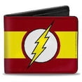 thumbnail image 2 of Cartera plegable con hebilla y logotipo de PU Flash Buckle-Down a rayas, 2 of 3