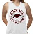 thumbnail image 2 of Christmas at the Cabin Women's Muscle Tank X-Large White, 2 of 5