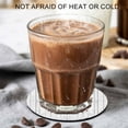 thumbnail image 2 of Texas Star Retro Coasters Set of 4, Absorbent Coasters for Drinks, Vintage Brown Red Berry Wooden Coaster for Desk Coffee Table Protection, Home Decor House Warming Gifts 4", 2 of 8
