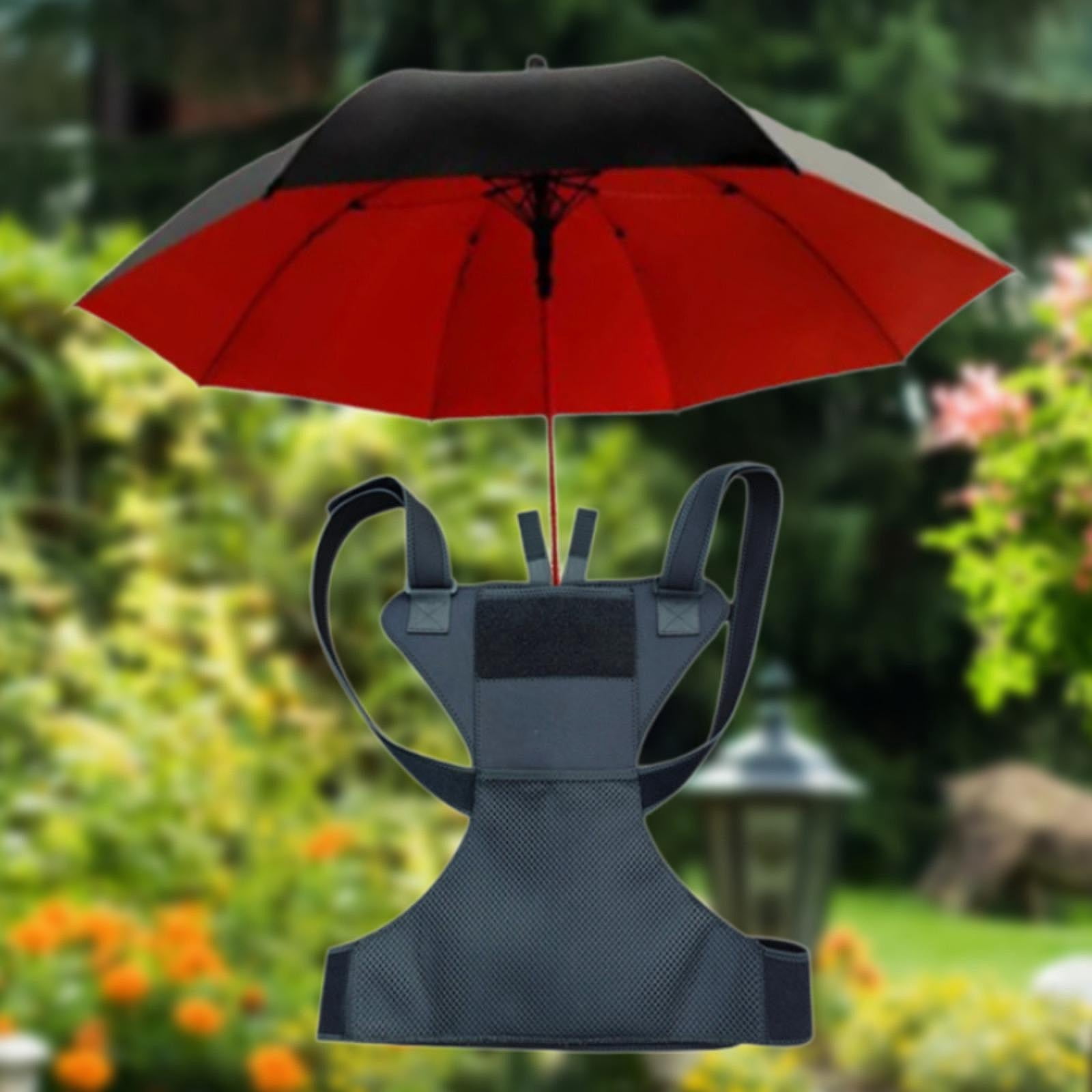 CUTICATE Wearable Umbrella Holder Comfortable Hands Free for Travel Outdoor Gardening