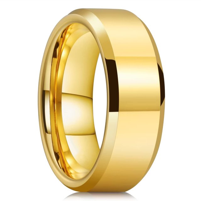 Simple 8mm Purple Stainless Steel Rings For Men Women Purple Matte Finish Beveled Polished Edge Men Rings Wedding Band Jewelry Style20 13