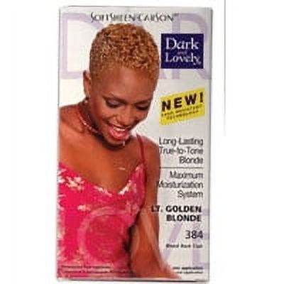 Softsheen Carson Dark And Lovely Hair Color #384 Light Golden Blonde - 1 Ea