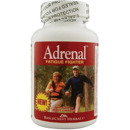 Ridgecrest Herbals Adrenal Fatigue Fighter Capsules, 60 (Best Herbs For Adrenal Fatigue)