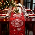 thumbnail image 5 of ZZkhGO Festive Christmas Table Runner, Vintage Striped Linen Tablecloth Art, Decor for Dining Room Party, 5 of 5