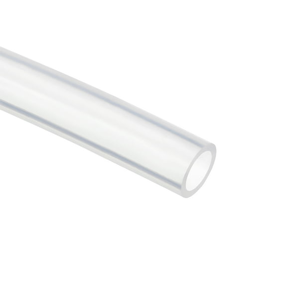Tubo flexible Uxcell Manguera de agua aire para transferencia de bomba de caucho de silicona transparente 0.35''x0.47''