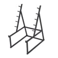 thumbnail image 1 of Figura en miniatura de soporte para sentadillas, adorno de escritorio y portalápices, hierro, decoración de gimnasio negra, 1 of 8