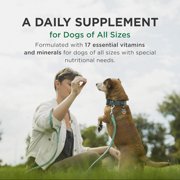 Pet-Tabs Dog Multivitamin 60 Count Chewable Tablets 17 Vitamins Liver Flavor