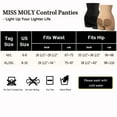 thumbnail image 5 of MISS MOLY Tummy Control Panties Hi-Waist Butt Lifter Shaping Underwear Thigh Slimmer Sculpting Brief for Women, 5 of 5